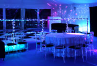 Party Marquee with Ice Chairs