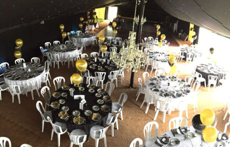 Charity ball marquee